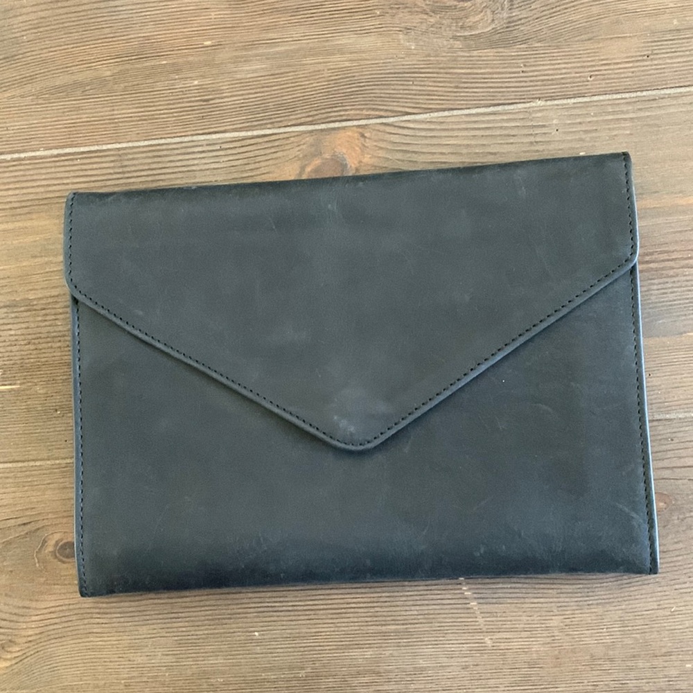 Beautiful fashionABLE clutch! Never used. (See last photo with stamped logo)